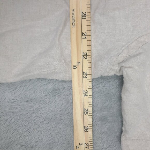 Tommy Bahama Shirt Mens X-Large Beige  Linen Button Up Short Sleeve Beach - Picture 4 of 8